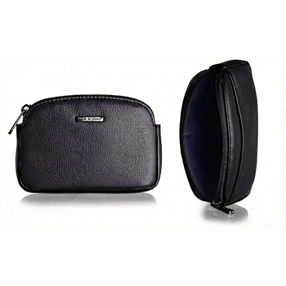 MAC ALYSTER SIGNATURE porte-monnaie noir/noir zippé