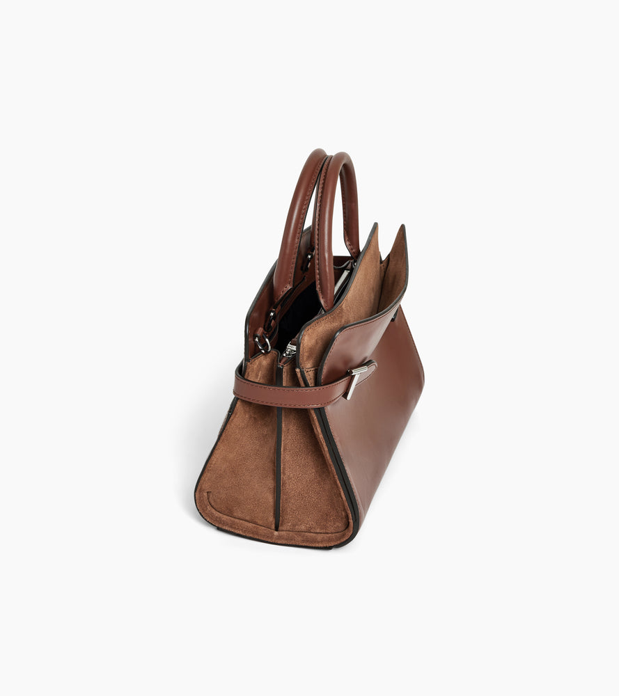 Le Tanneur Emie Sac Main Moyen Cuir Nubuck