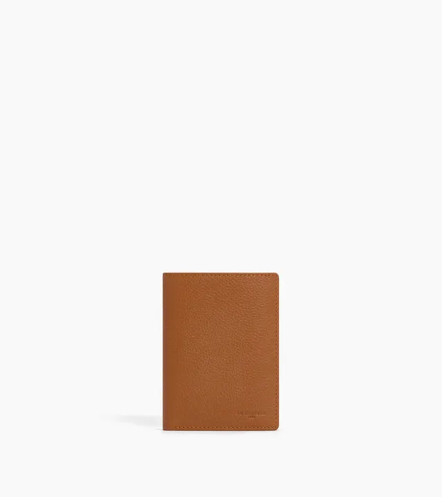 Le Tanneur Charles portefeuille cuir grainé marron tan