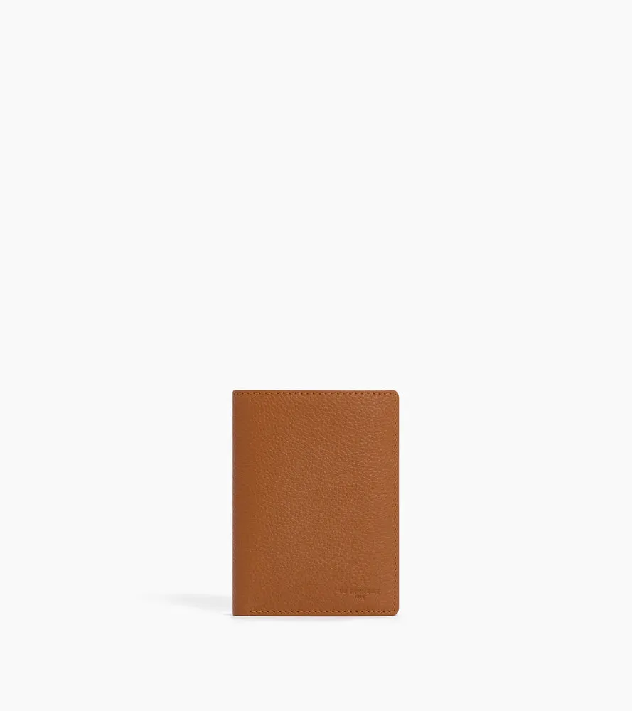 Le Tanneur Charles portefeuille cuir grainé marron tan