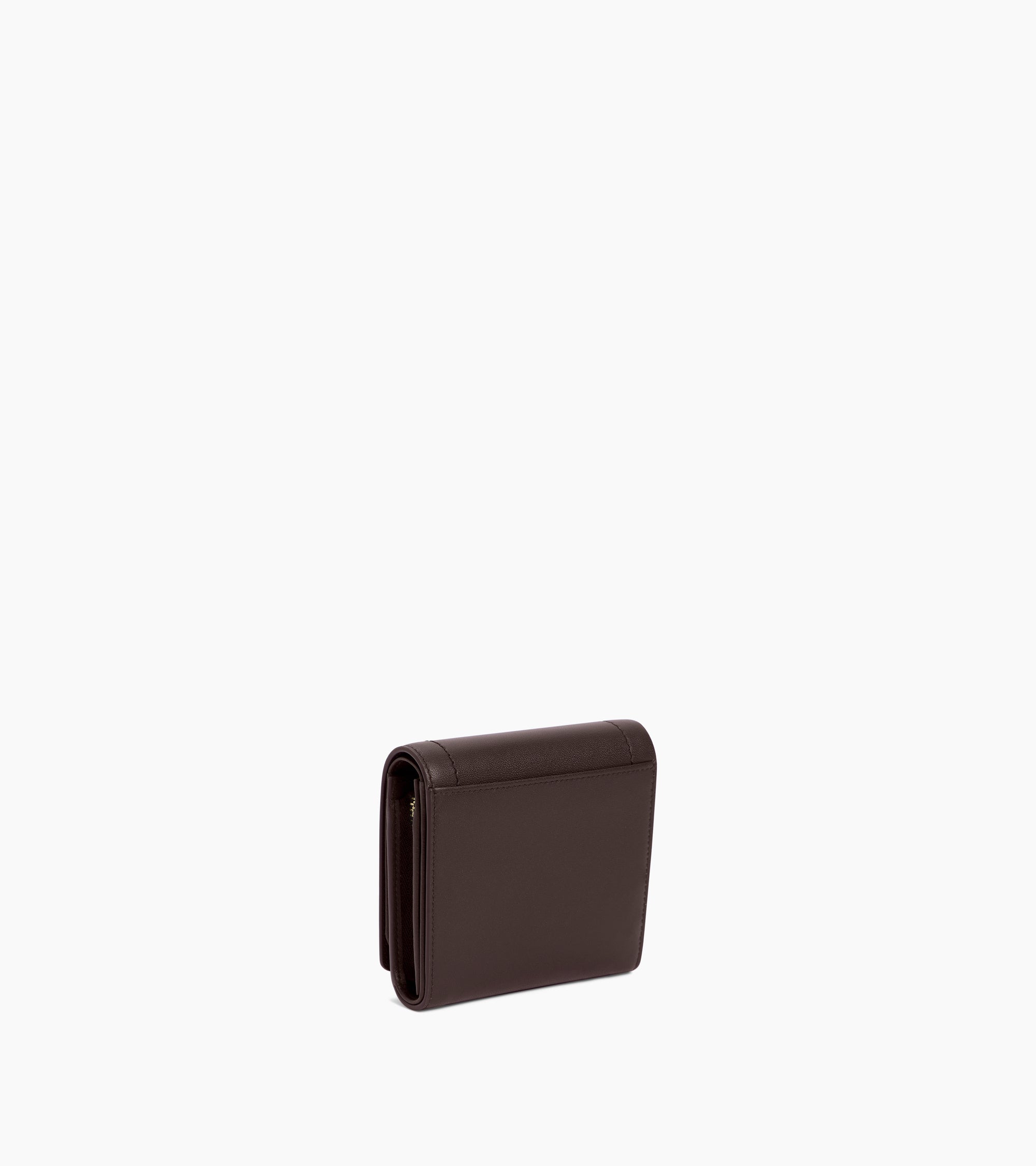 Le Tanneur Louison petit portefeuille cuir Brown Arabica