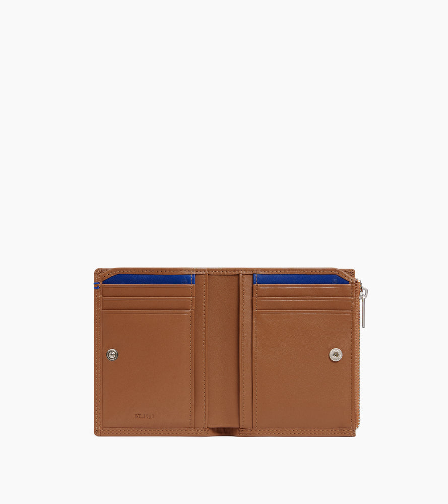 Le Tanneur Martin portefeuille cuir lisse camel RFID