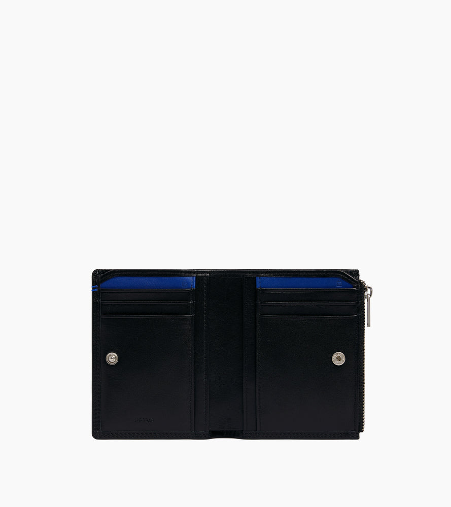 Le Tanneur Martin portefeuille cuir lisse moyen modèle Black RFID