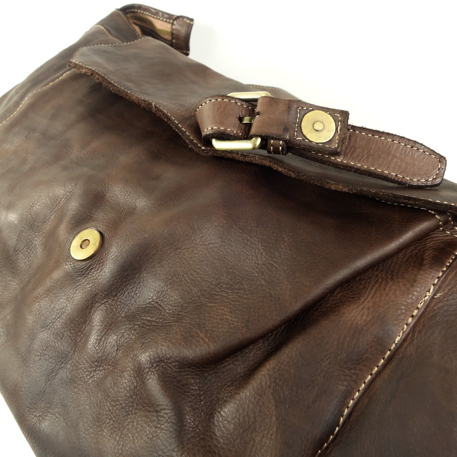 Collection Esprit Cuir Zeno sac 24h marron cuir vintage