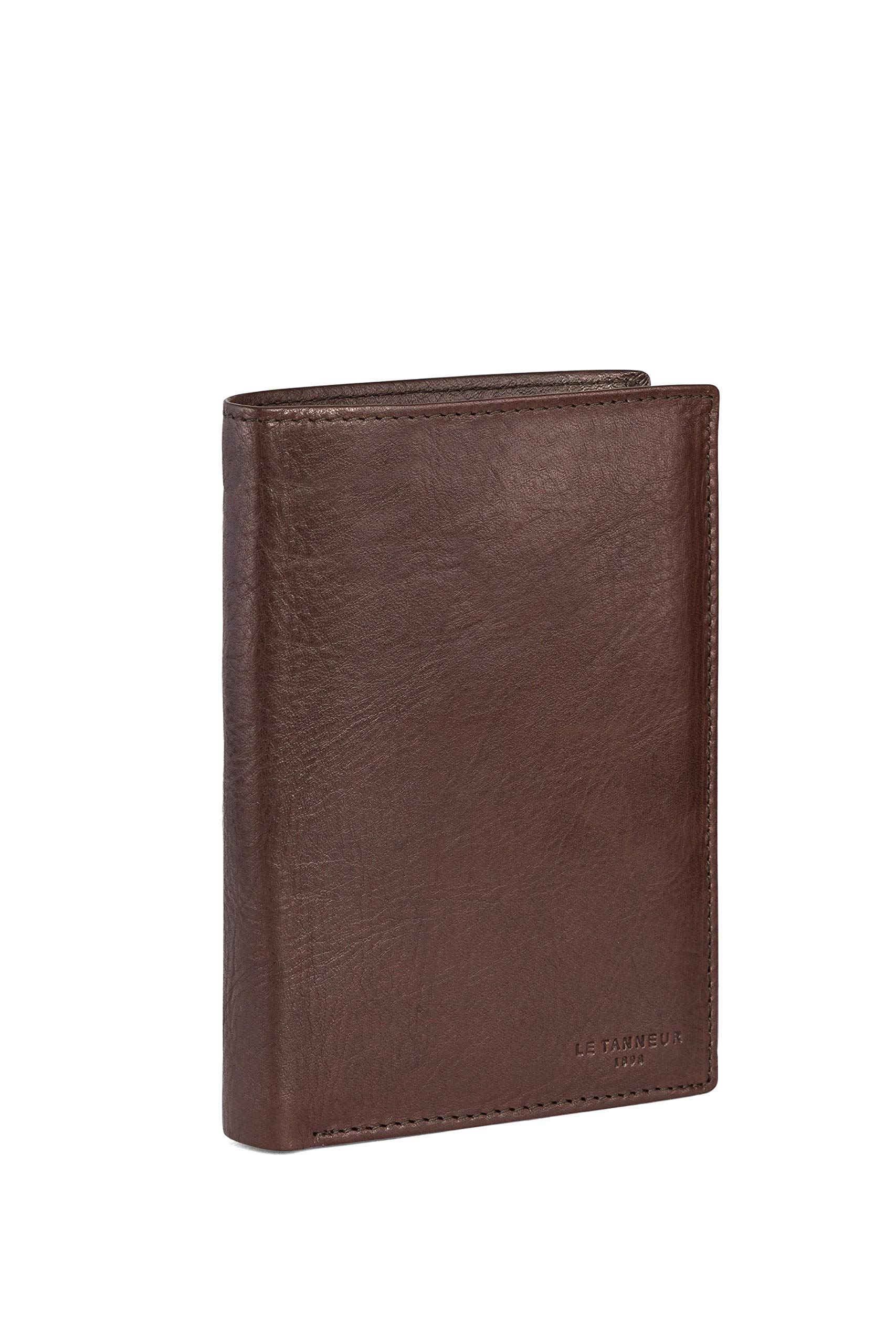 Le Tanneur Gary Portefeuille Cuir Vertical 10 Cartes Homme