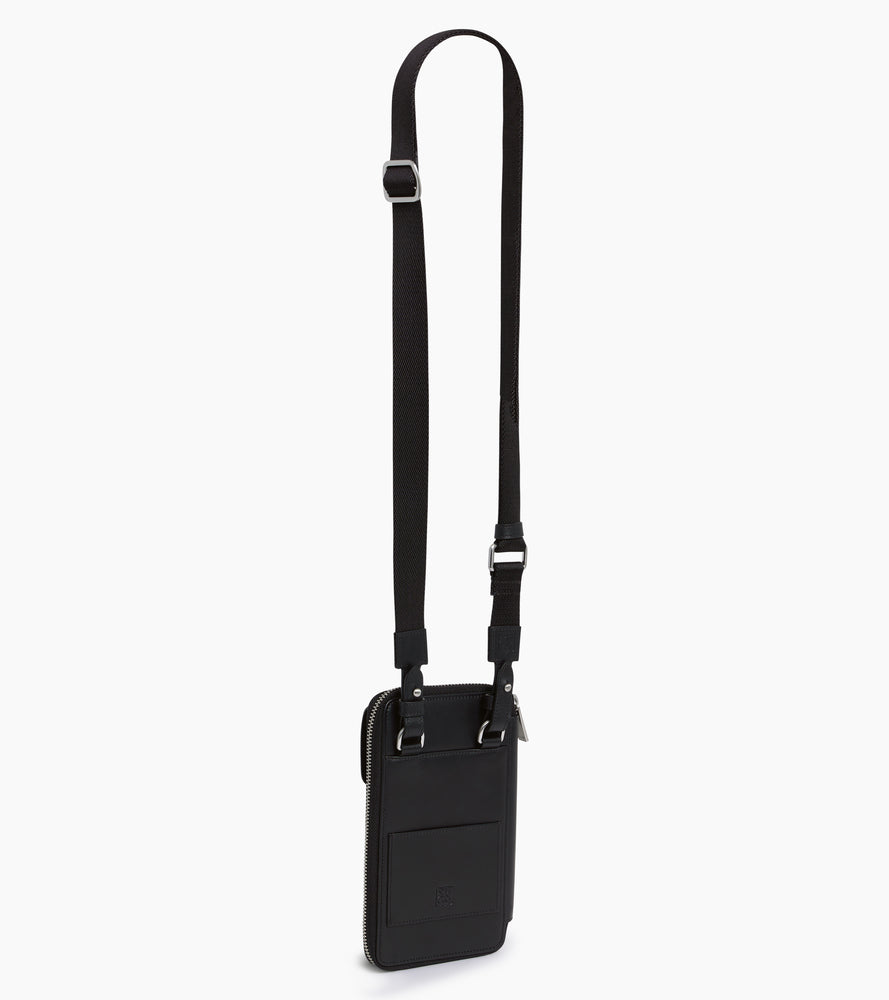 Le Tanneur Maurice étui téléphone cuir Black anti-RFID