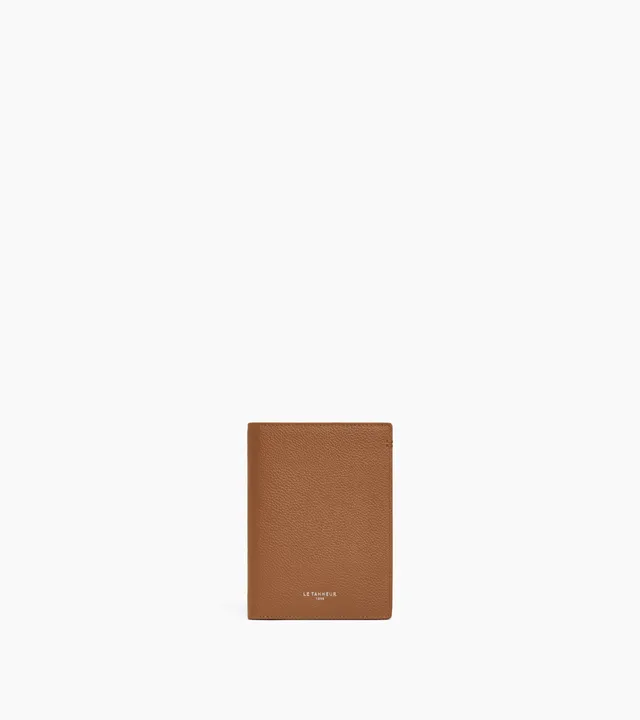 Le Tanneur Lucien grand portefeuille cuir grainé marron