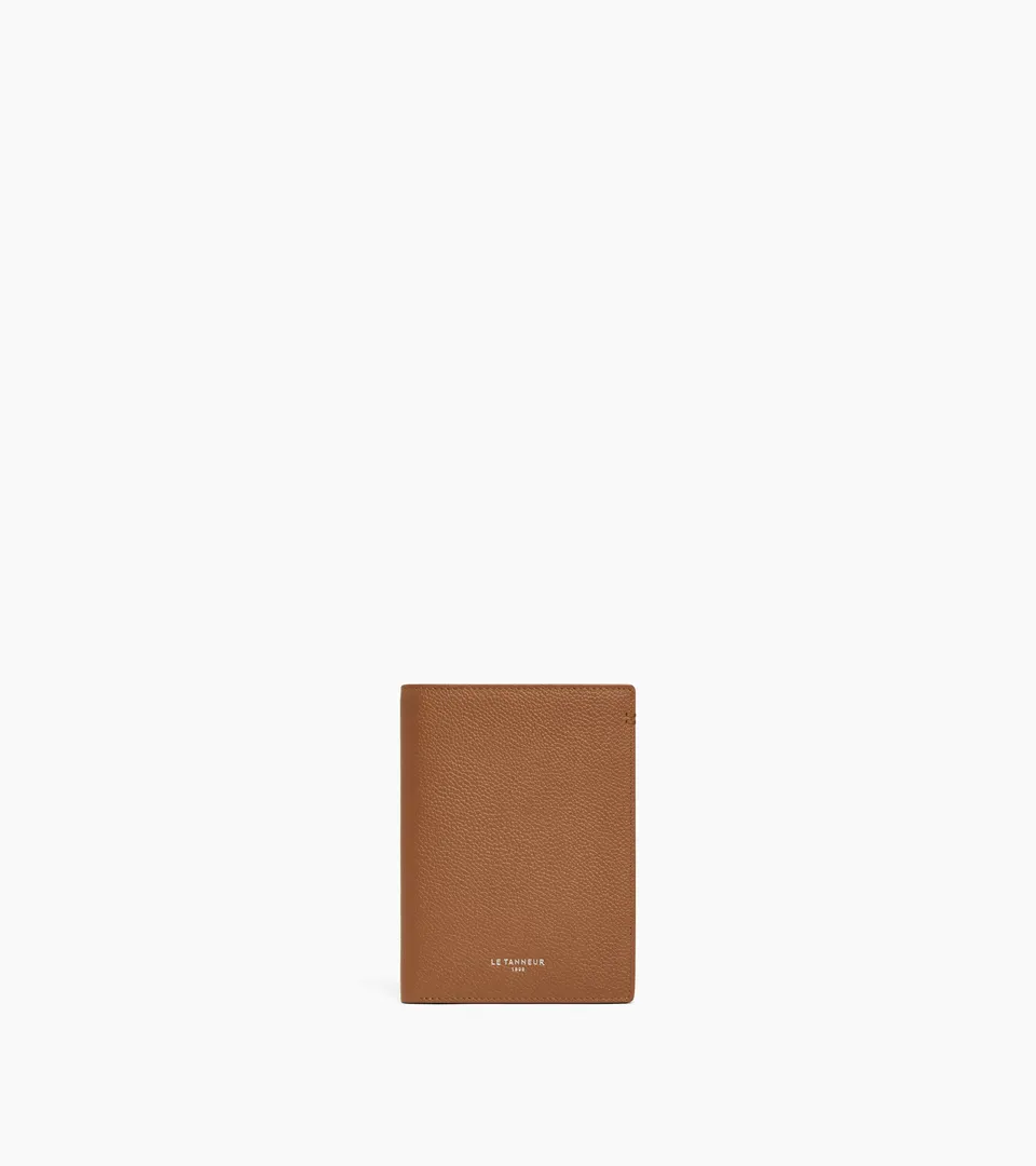 Le Tanneur Lucien grand portefeuille cuir grainé marron