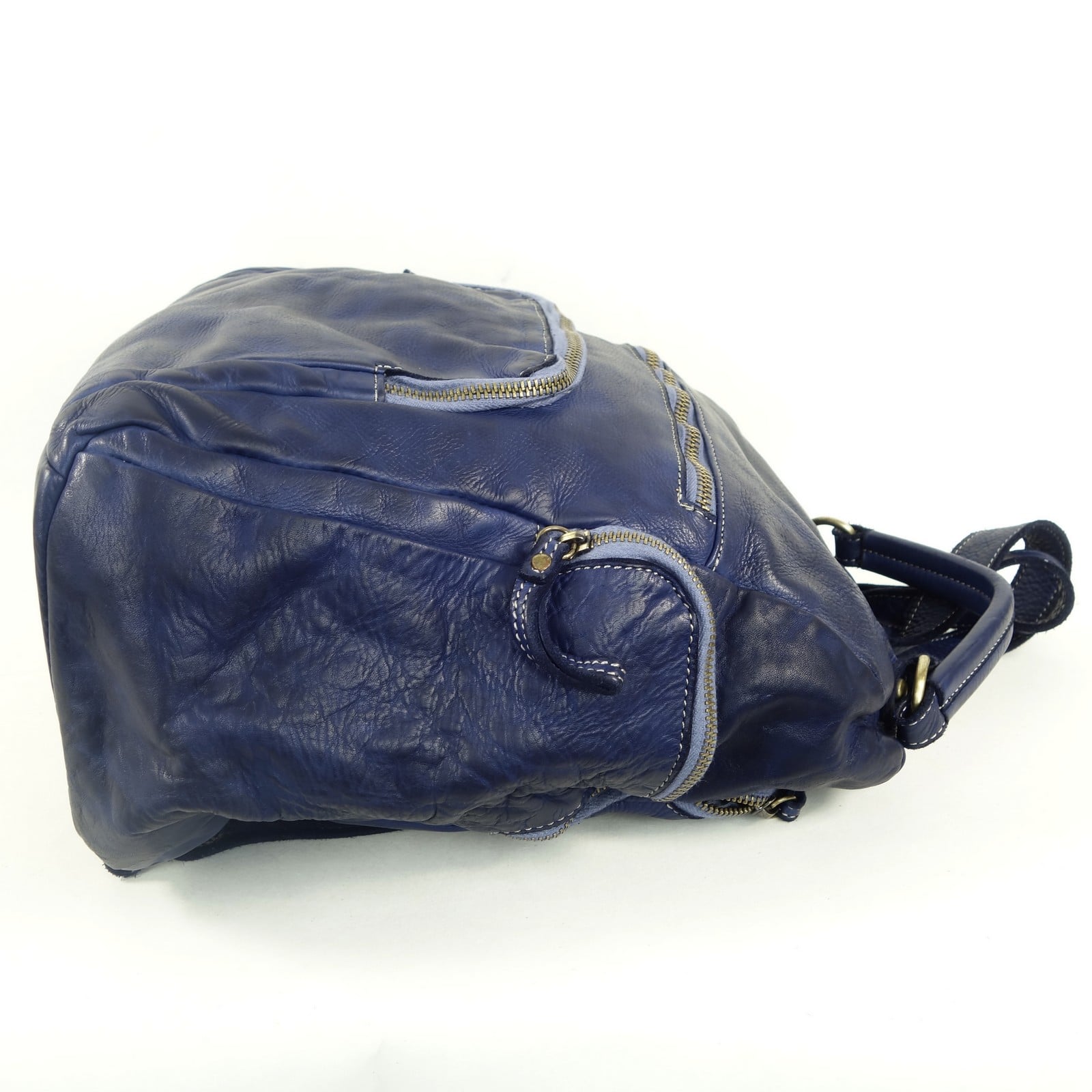 Collection Esprit Cuir Sac à dos Milo sac à dos cuir bleu marine