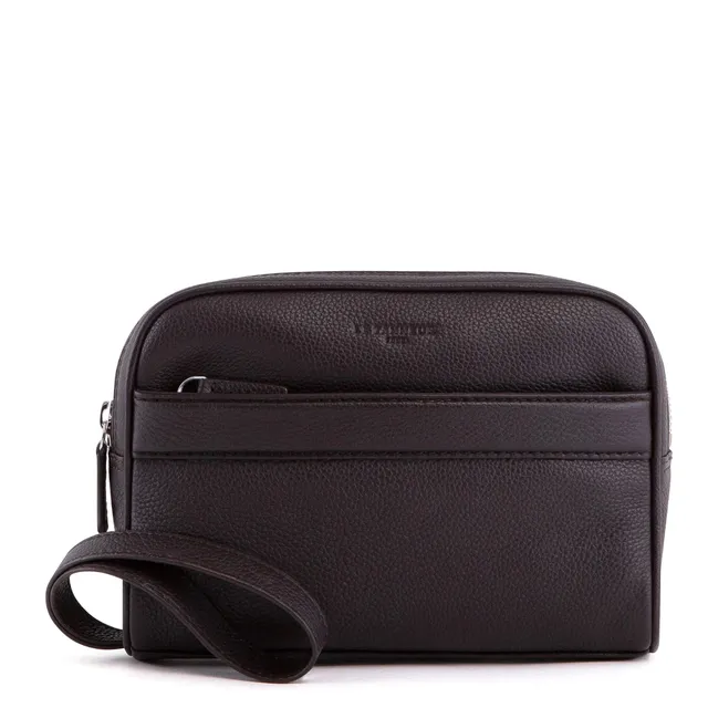 Le Tanneur Charles Pochette ceinture cuir grainé 20 cm