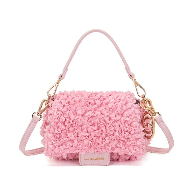La Carrie Night Edition Sac à Main Rose Chiffon 20x6x12 cm