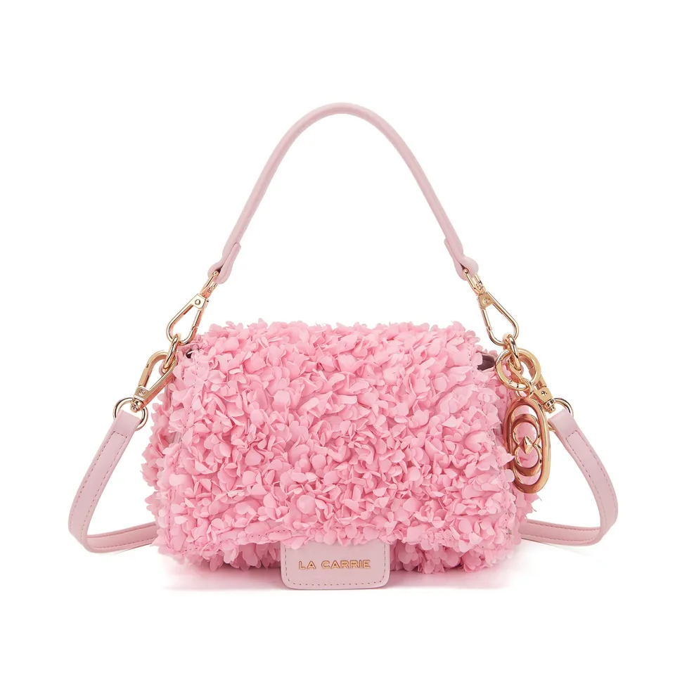 La Carrie Night Edition Sac à Main Rose Chiffon 20x6x12 cm
