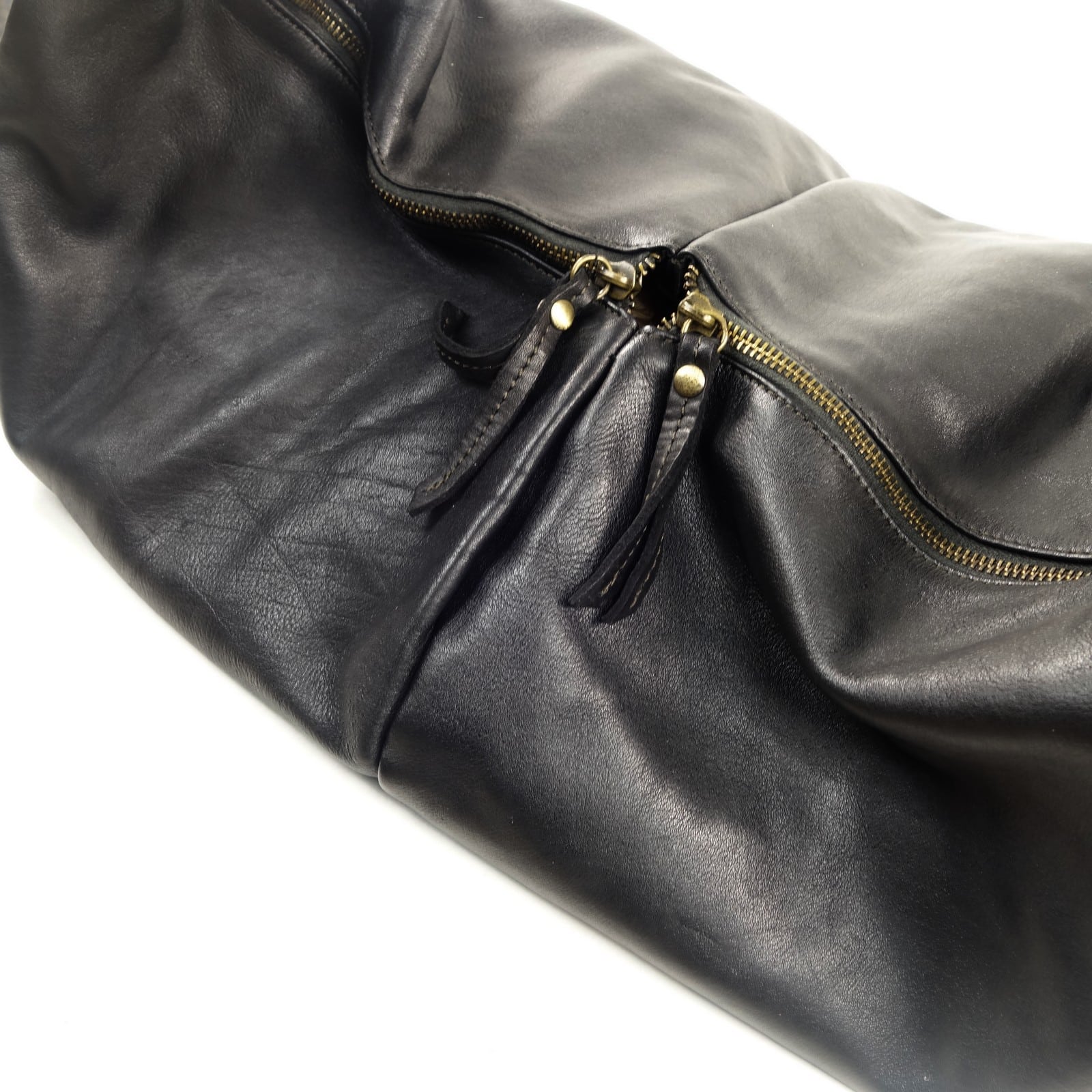 Collection Esprit Cuir Nadia grand sac cuir noir