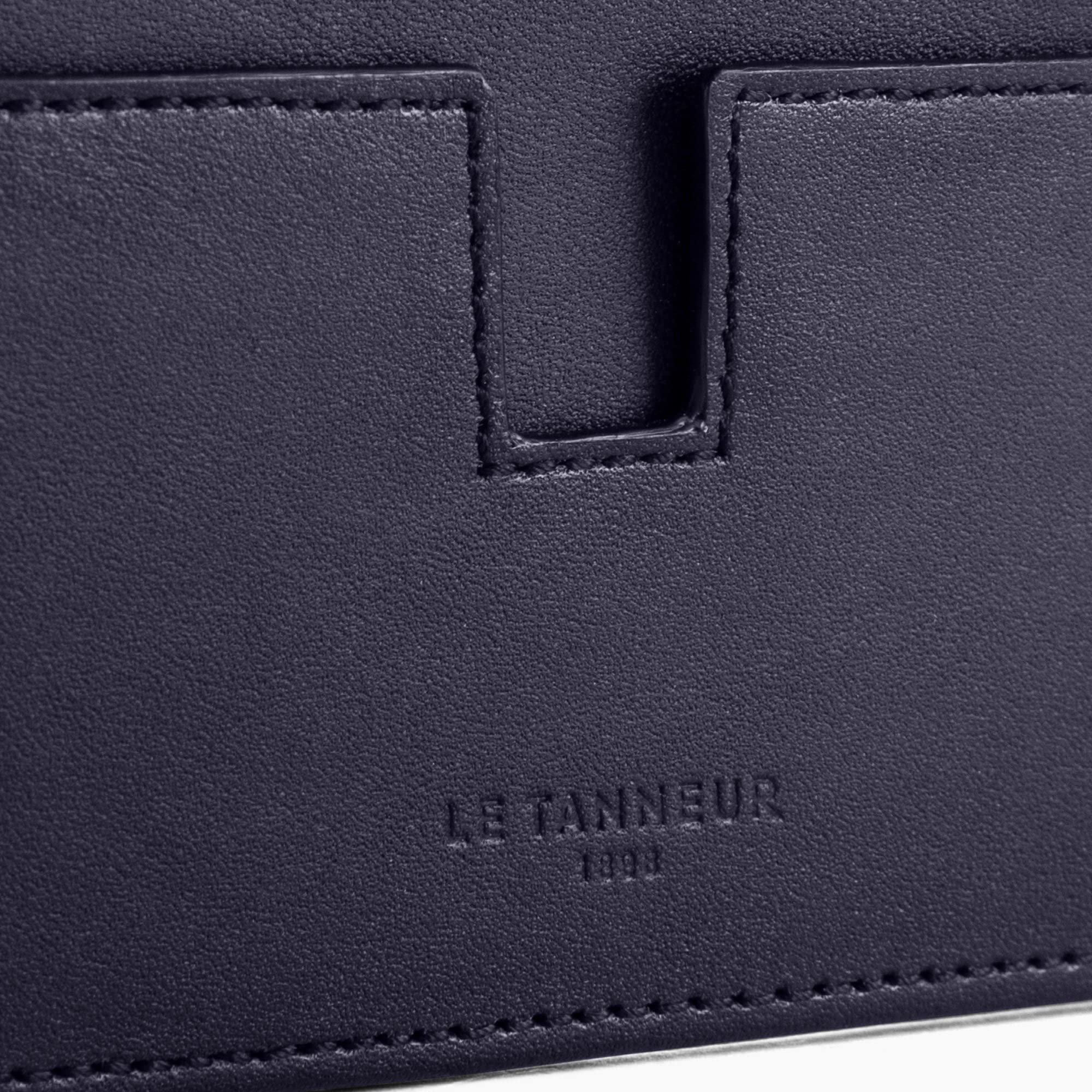Le Tanneur Albert porte-cartes cuir lisse anti-RFID