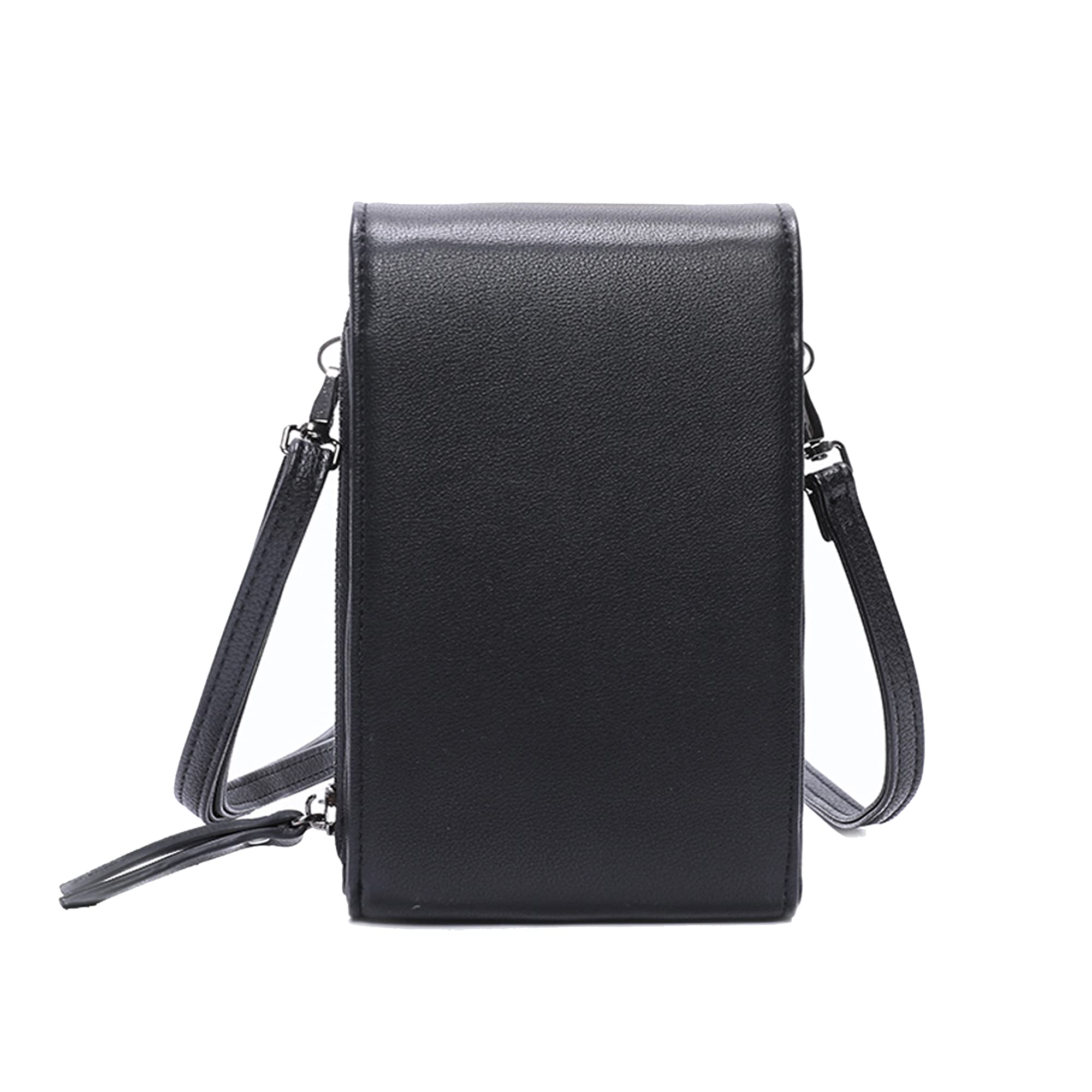 Gallantry Sacs Bandoulière Pochette Smartphone Noir Simili Cuir 11x18cm