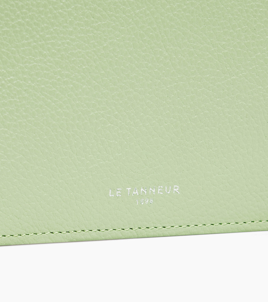 Le Tanneur Emilie porte-cartes zippé cuir grainé en L