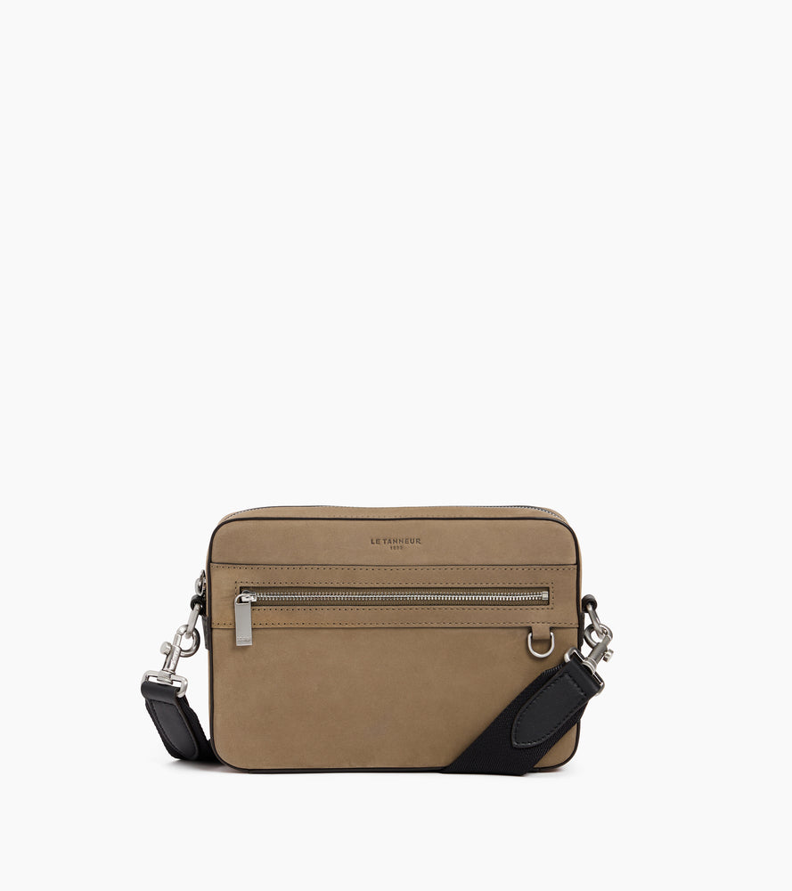Le Tanneur Emile petite sacoche cuir lisse et nubuck