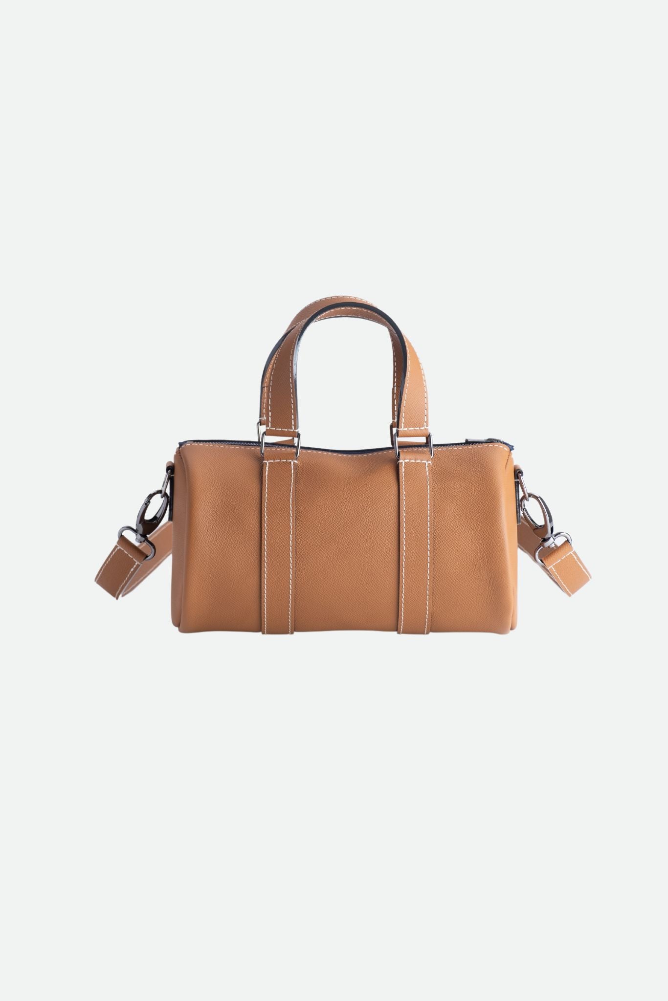 Nodie's Jim camel grainé sac bowling cuir
