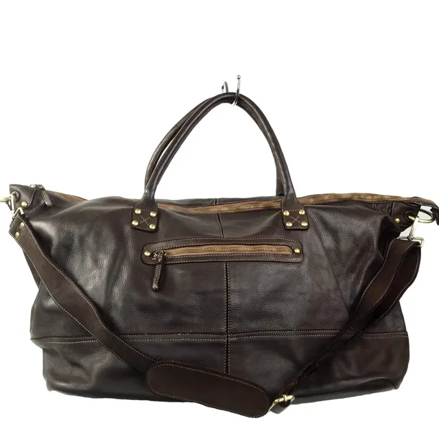 Collection Esprit Cuir Lorenzo sac de voyage cuir marron