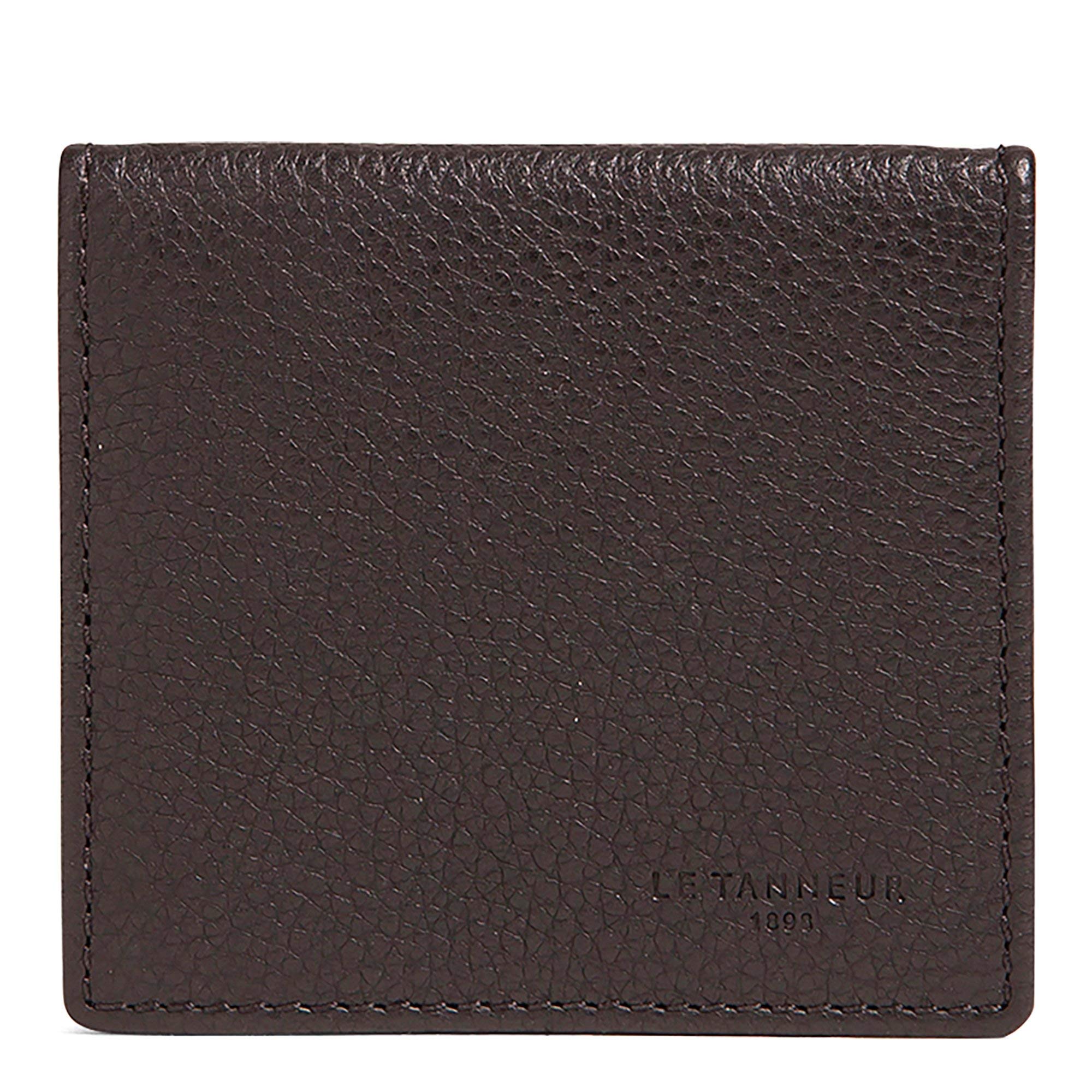 Le Tanneur Charles porte-monnaie cuir noir homme boîte