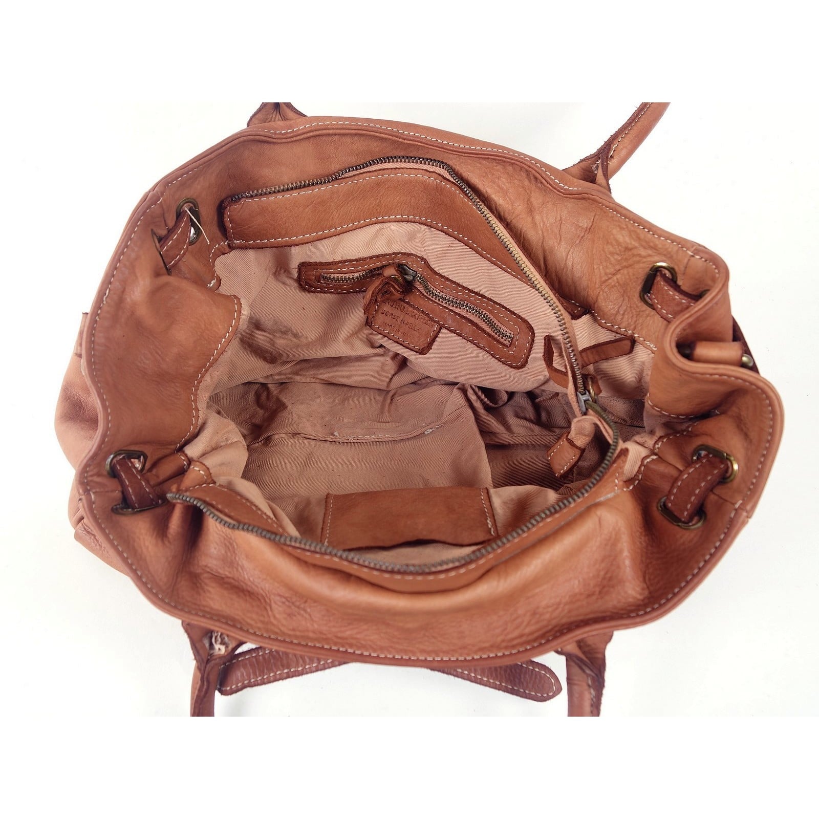 Collection Esprit Cuir Grand sac à main Matilda cuir camel