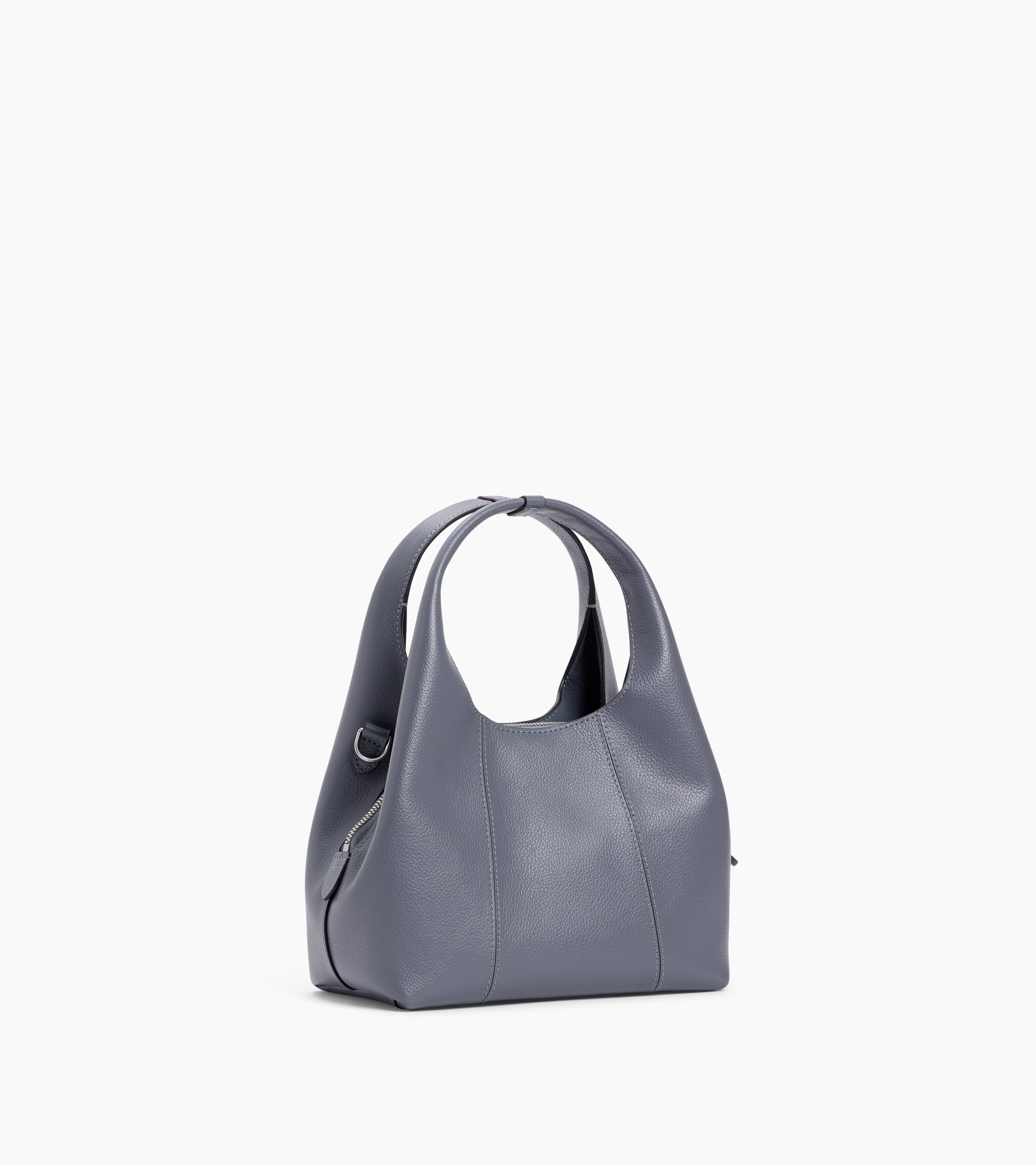 Le Tanneur Juliette petit sac à main bleu cuir lisse