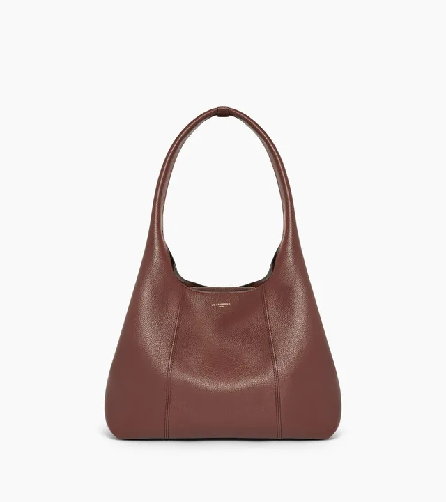 Le Tanneur Juliette sac épaule cuir grainé moyen