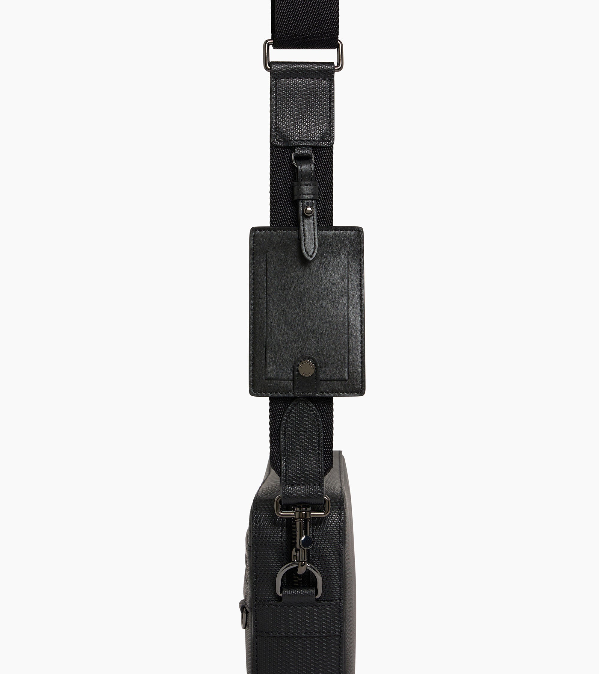Le Tanneur Emile sacoche cuir signature T Black camera bag