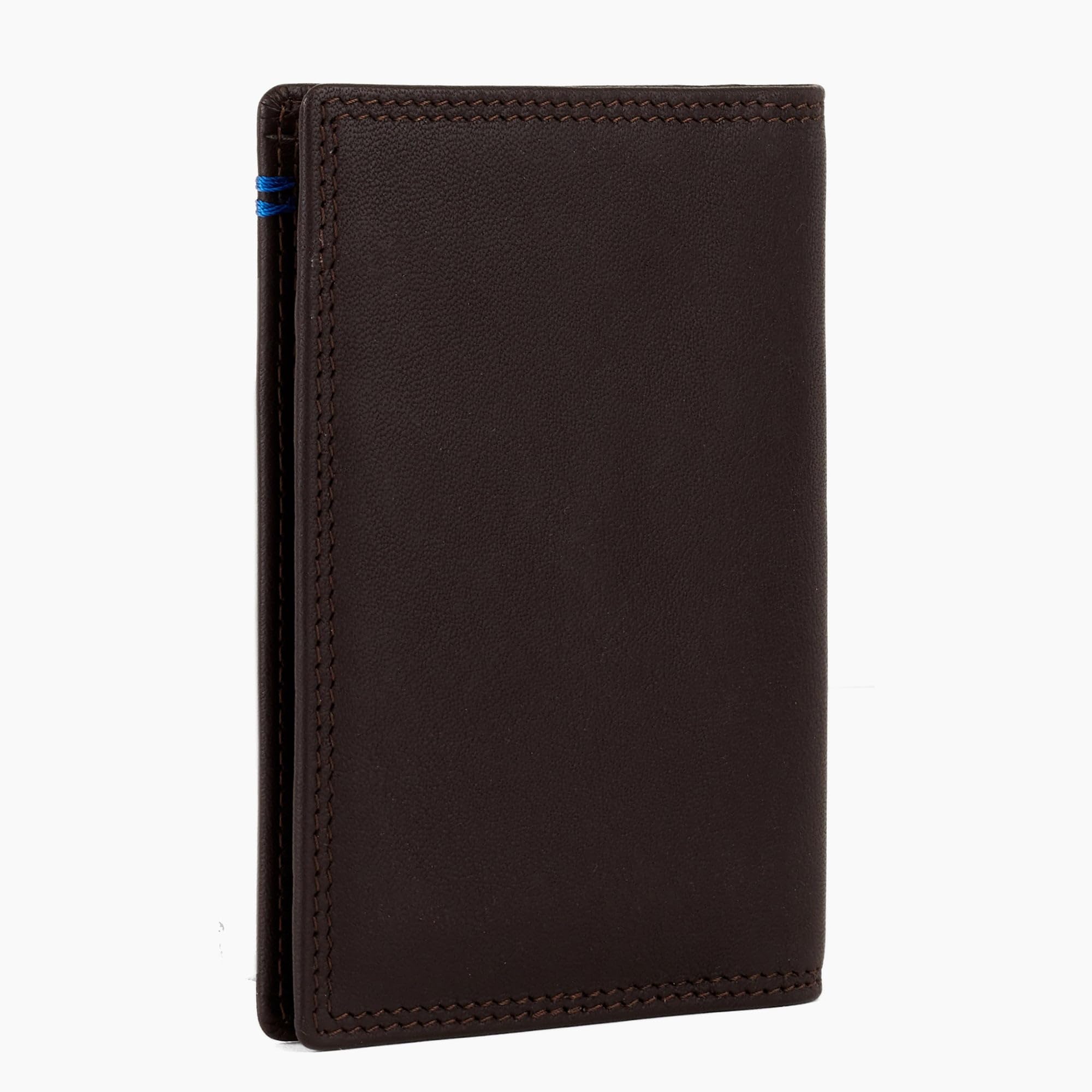 Le Tanneur porte-cartes vertical cuir lisse 6 cartes argent