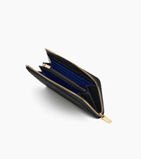 Le Tanneur Emilie portefeuille cuir zippé monogramme