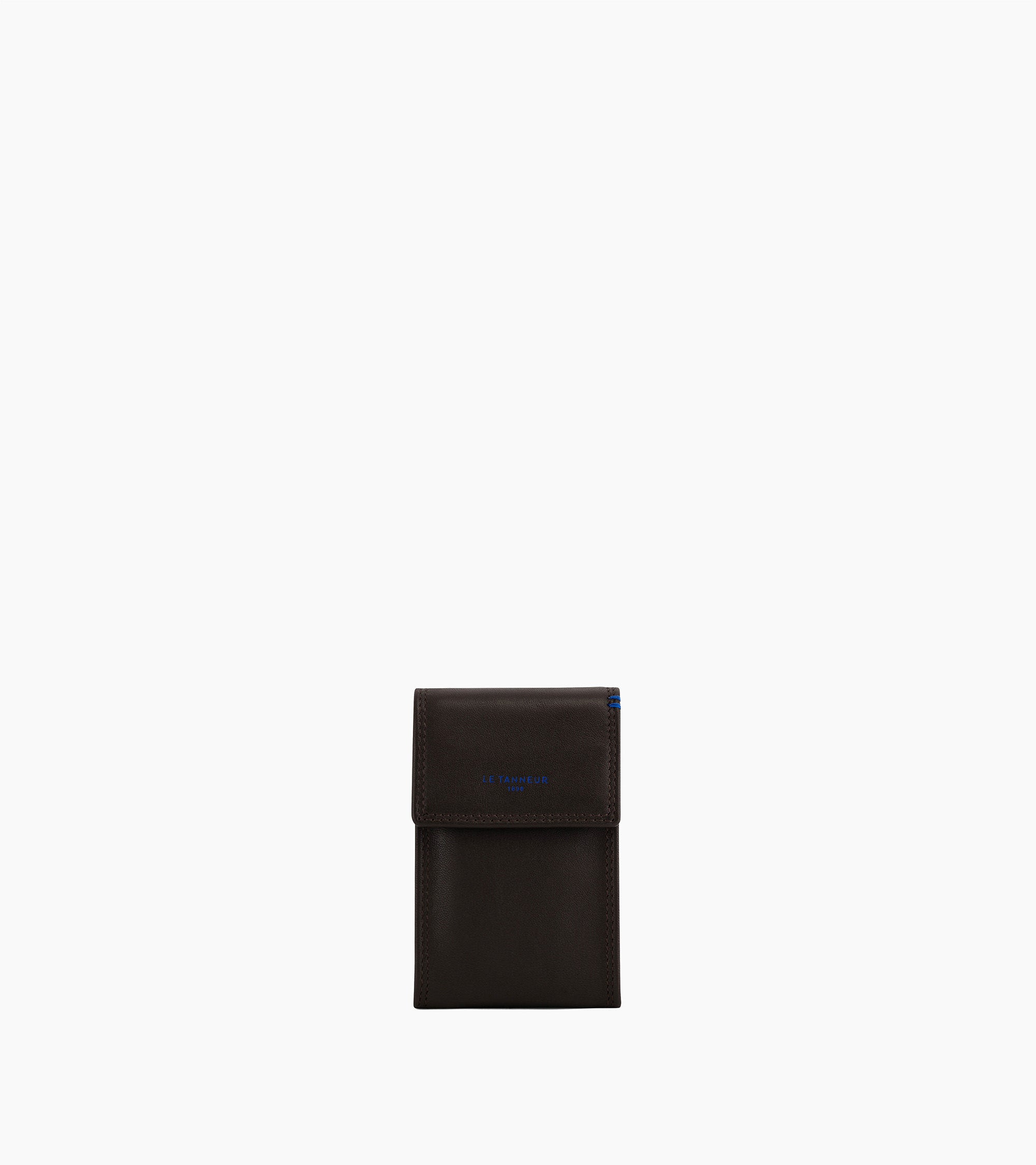 Le Tanneur Martin Étui Clés Cuir Marron Coffee Brown