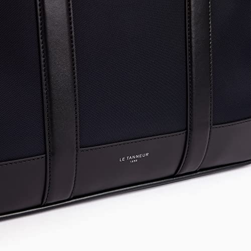 Le Tanneur Gaspard Tgas4000 sacoche toile et cuir 38,5 cm