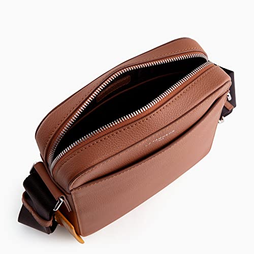 Le Tanneur Emile sac bandoulière cuir grainé homme