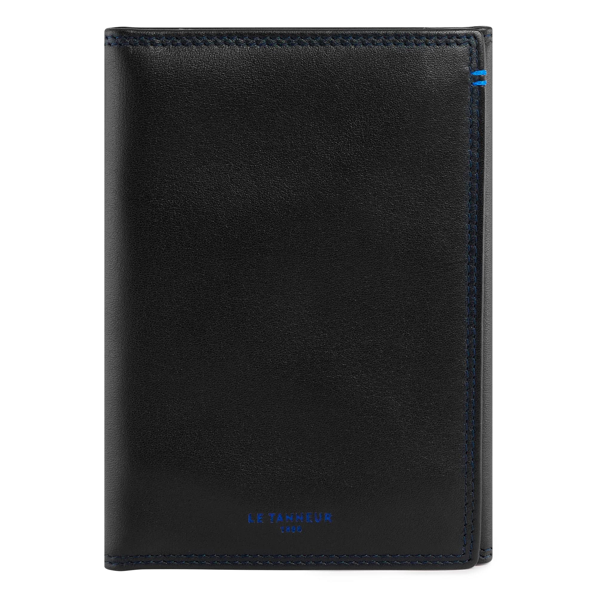 Le Tanneur porte-cartes cuir lisse homme anti-RFID