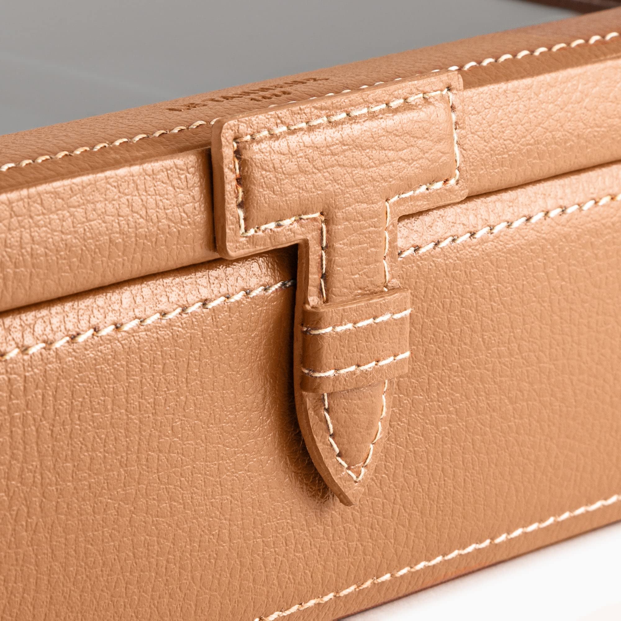 Le Tanneur Leather Goods boîte à montres cuir 10 compartiments velours