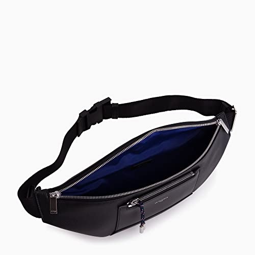 Le Tanneur Nathan Sac banane cuir grainé noir 18 cm