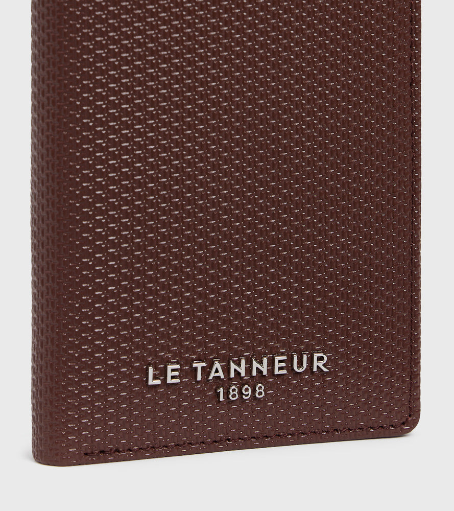 Le Tanneur Emile porte-cartes cuir T vertical RFID