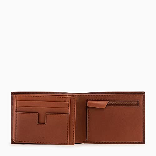 Le Tanneur Albert portefeuille cuir patiné homme 12,5 cm