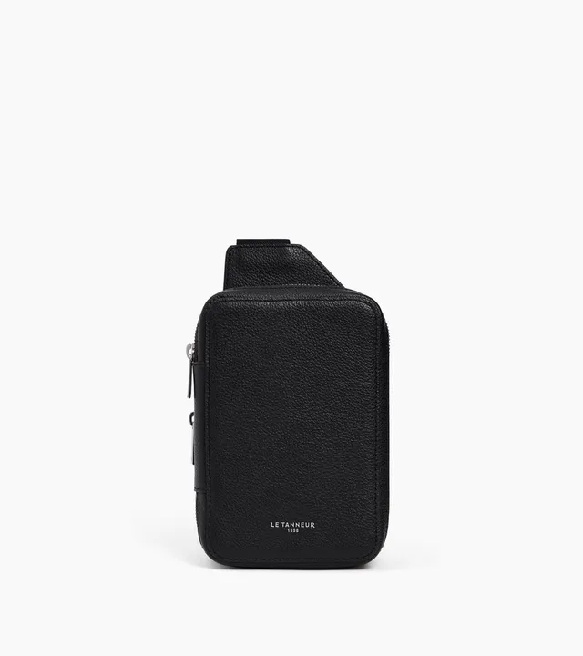 Le Tanneur Emile sac bandoulière cuir grainé crossbody