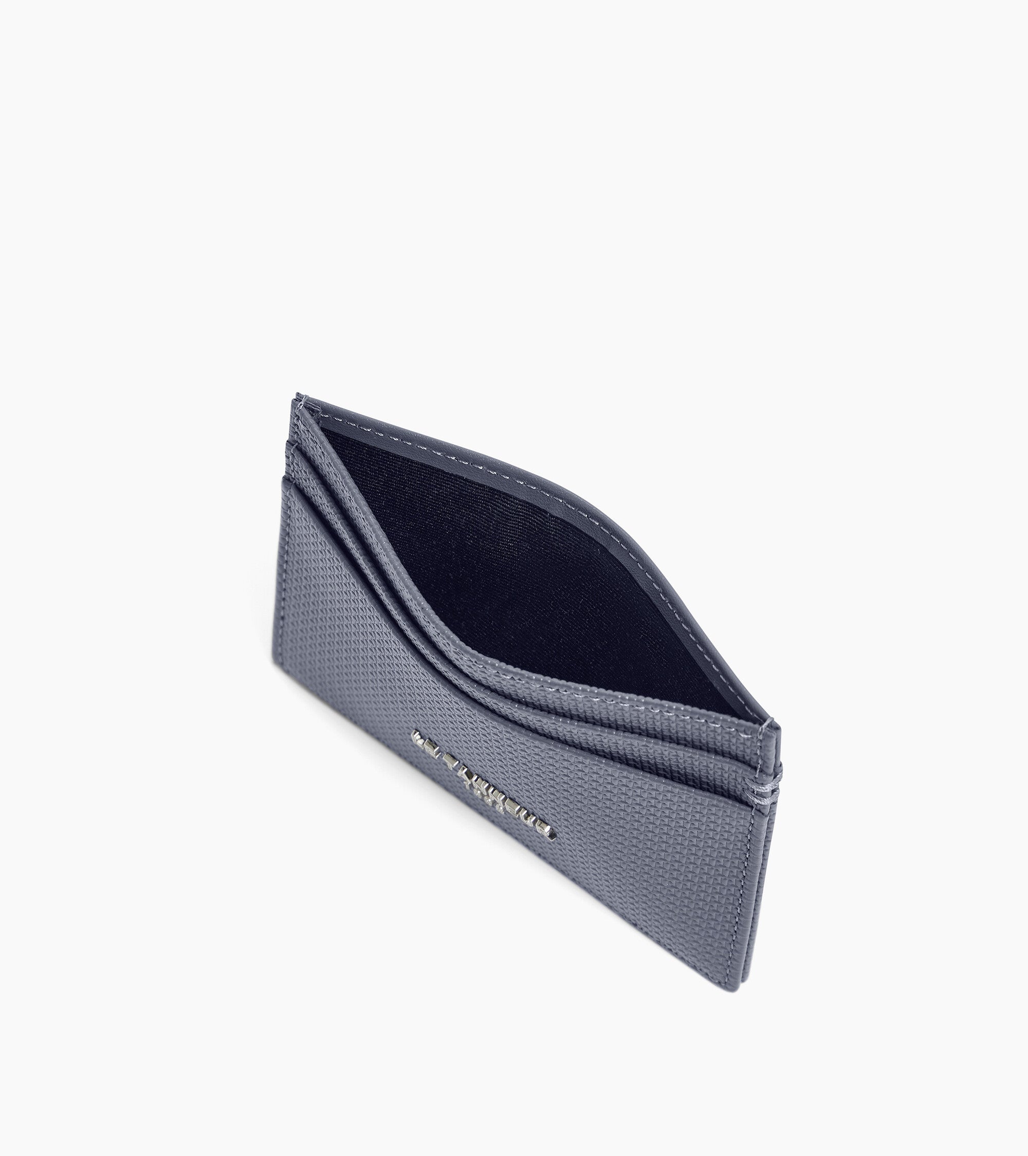 Le Tanneur Lucien porte-cartes cuir signature T Steel Blue