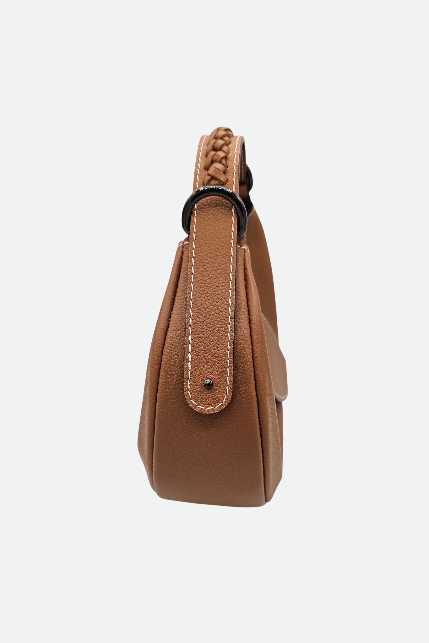 Nodie's Nouvelle Lune Camel Grainé Sac Hobo Cuir