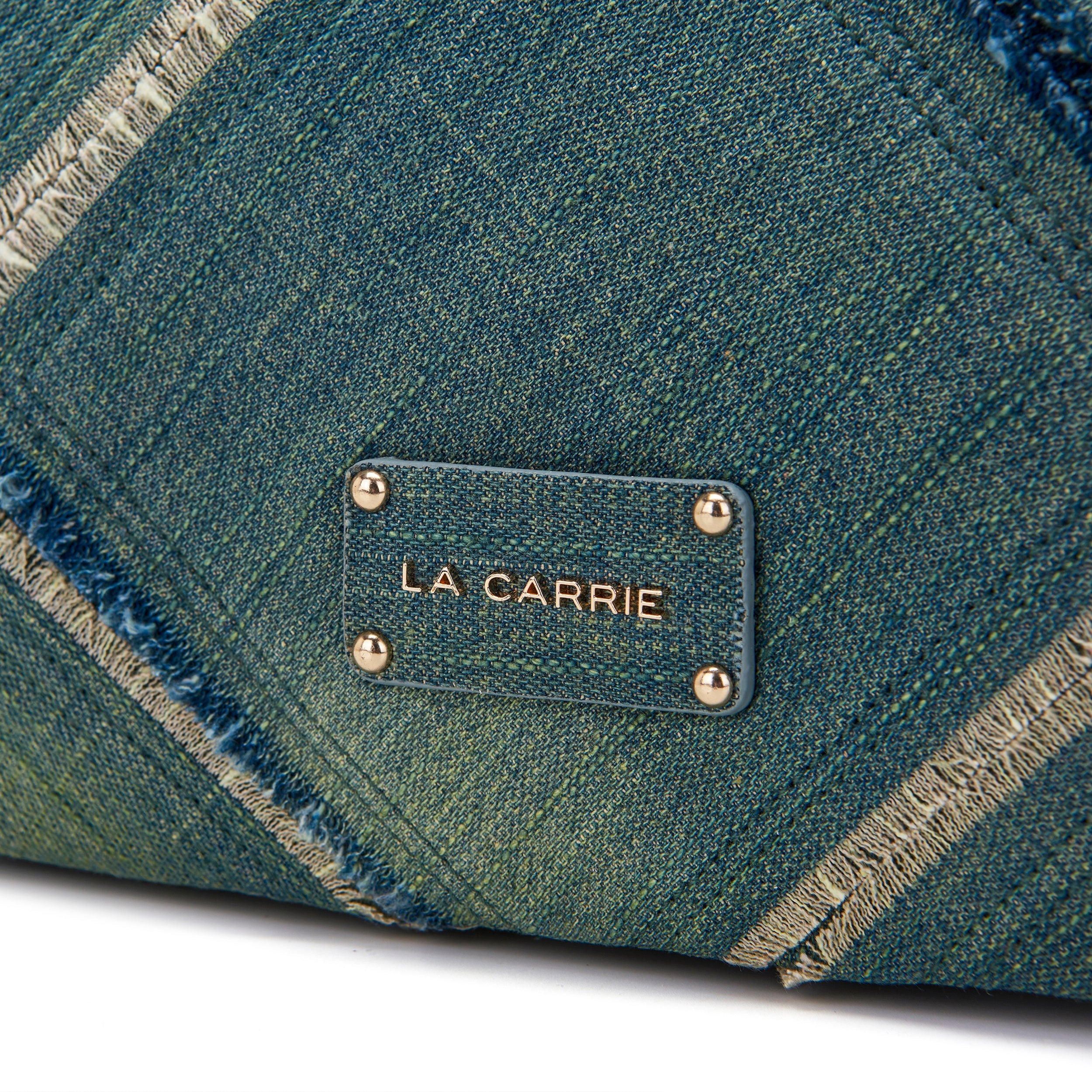 La Carrie Bag Isabel Cross sac bandoulière toile tea 35cm