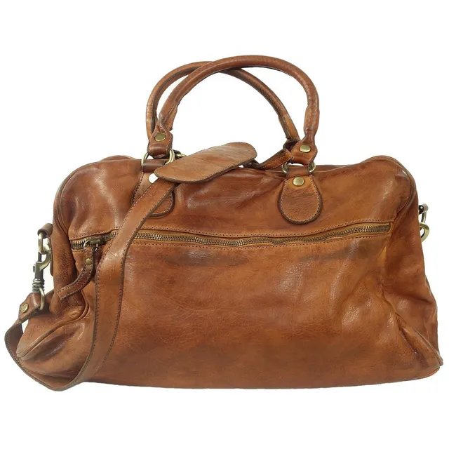 Collection Esprit Cuir Fabio sac 24h cuir naturel vintage