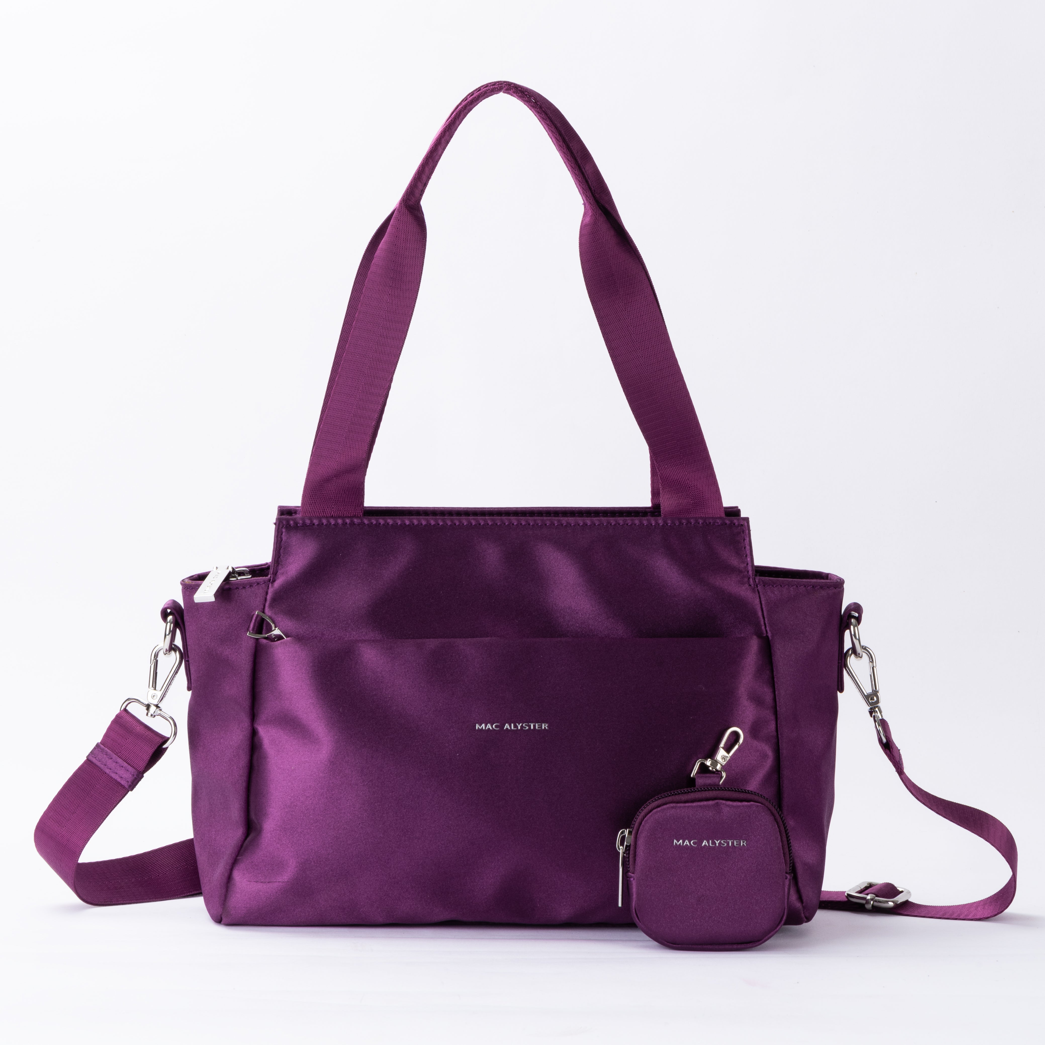 Mac Alyster Studio Passion sac shopping noir métalisé