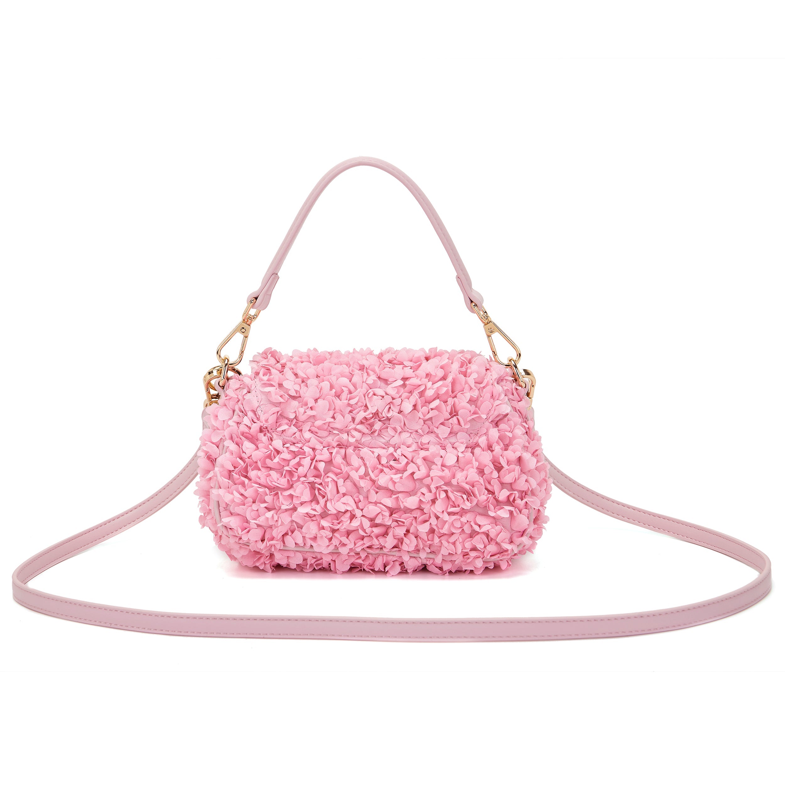 La Carrie Night Edition Sac à Main Rose Chiffon 20x6x12 cm