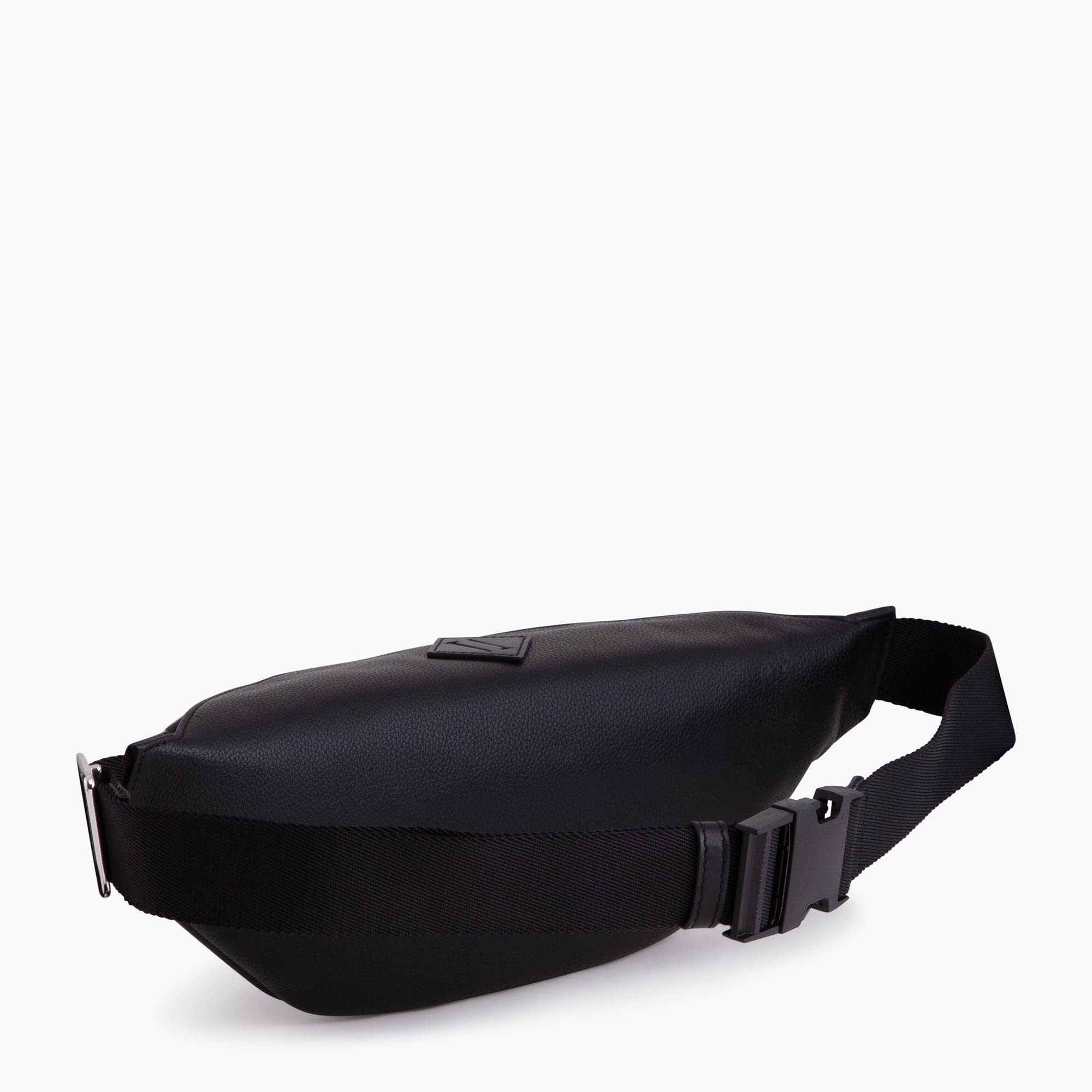 Le Tanneur Nathan Sac banane cuir grainé noir 18 cm
