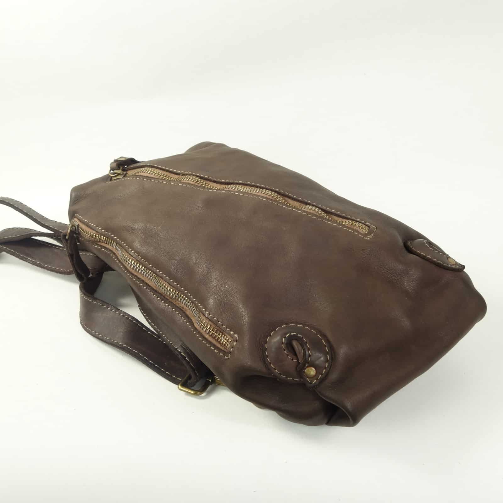 Collection Esprit Cuir Bruno sac banane cuir marron