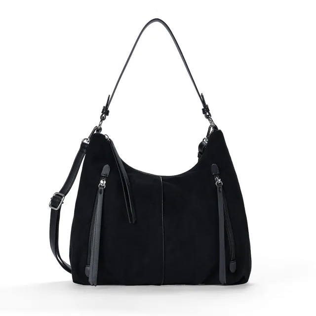 Mac Alyster Captivante sac besace synthétique noir 33x22 cm