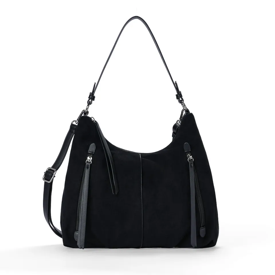 Mac Alyster Captivante sac besace synthétique noir 33x22 cm