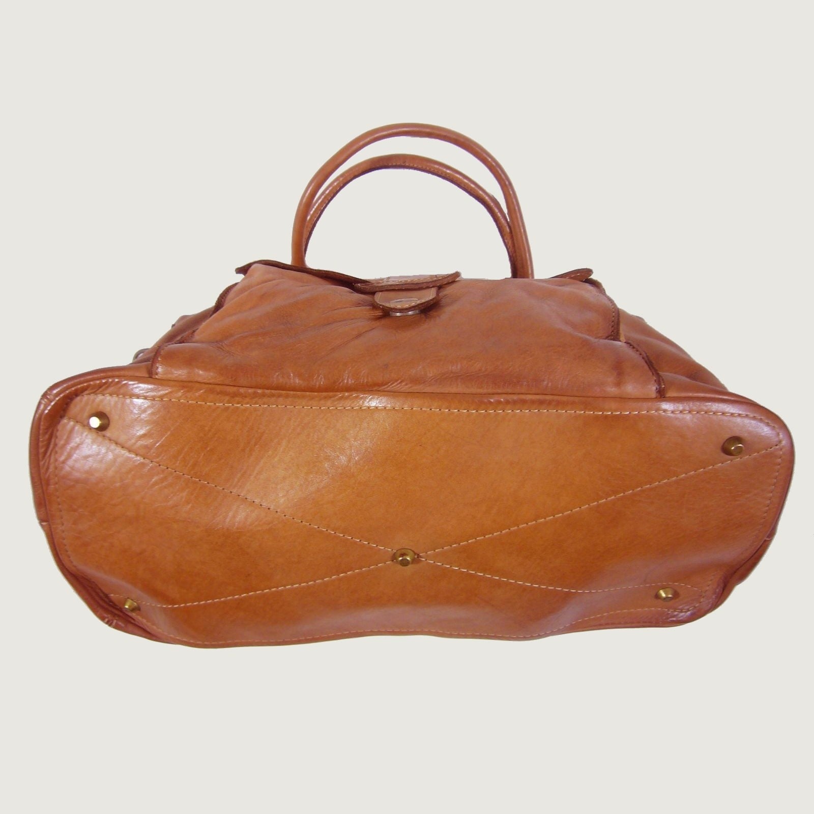 Collection Esprit Cuir Paulette sac voyage cuir naturel